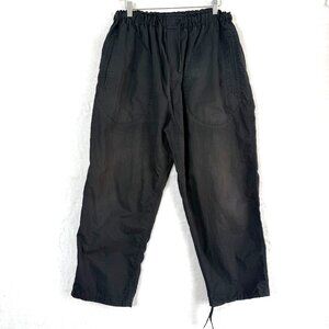 Needles Nepenthes Japan Elastic Waist Wide Leg Cropped Pants Mens M Black
